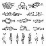 Silhouettes Knots sketch template