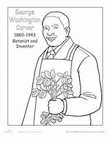 Coloring Washington Carver George Pages State Capitals Getcolorings Getdrawings Colorings sketch template