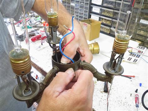 lamp parts  repair lamp doctor broken antique brass reflector type floor lamp  cluster
