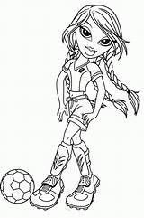 Bratz Coloring Pages Football Baby Playing Cartoon Jade Print Soccer Play Girl Printable Pdf Jpeg Getdrawings Xcolorings Getcolorings Beautiful sketch template