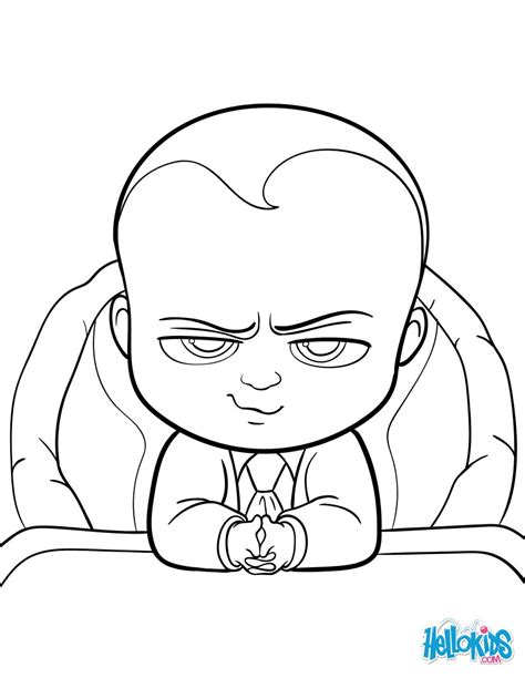 boss baby coloring pages hellokidscom