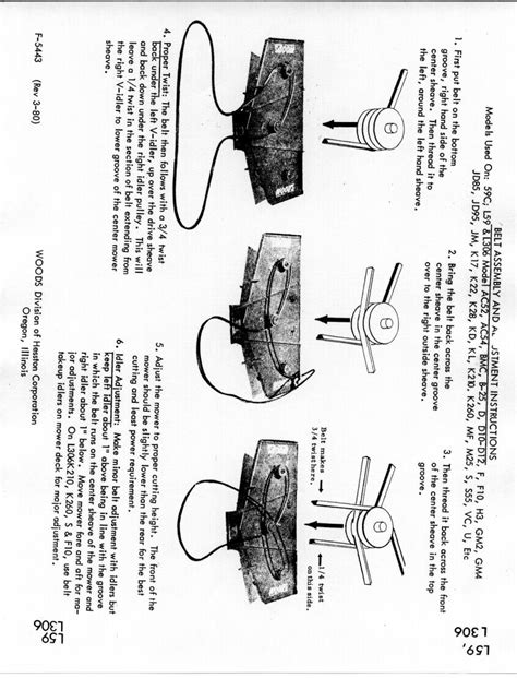 woods  belt diagram wiring diagram pictures