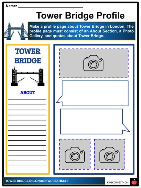 tower bridge facts worksheets physical description