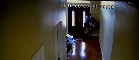video shows man forcing way into home attacking teen girl cbs news
