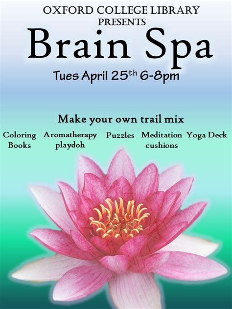 brain spa oxford college library news