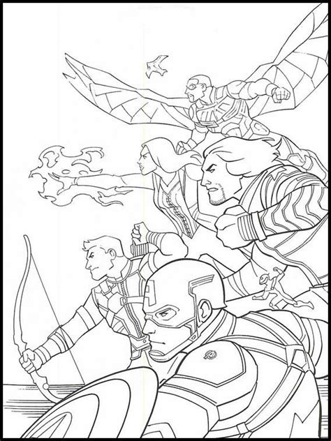 avengers endgame poster coloring page