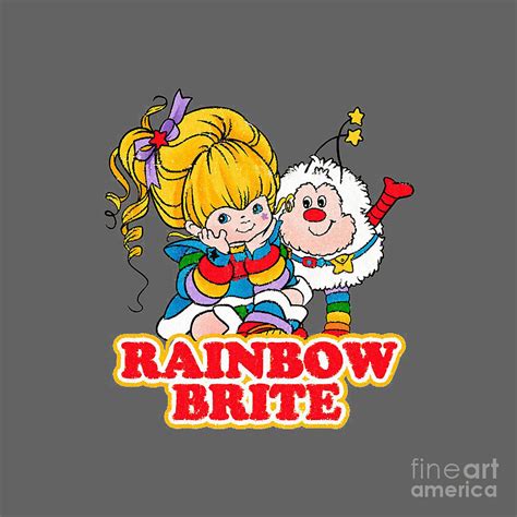 vintage rainbow brite drawing  ihsan saadat fine art america