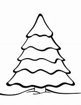 Tree Christmas Printable Templates Plain Coloring Outline Able Printing Ll Desktop Then Before Save sketch template