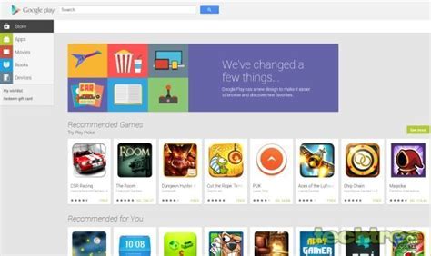 Google Play Store Website Gets New Look With Easier  