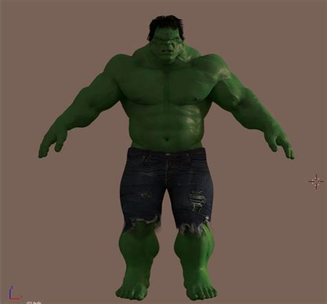 Hulk Character 3d 3ds