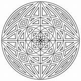 Mandala Lines Mandalas Geometric Coloring Patterns Concentric Simple Relax Really Case Quality When High Stress Anti sketch template