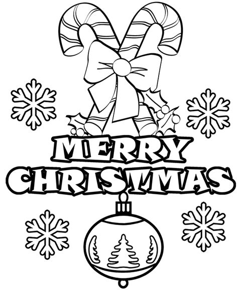 merry christmas greeting coloring page coloring pages