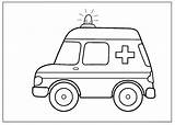 Coloring Ambulance Pages Colouring Noticeable Fantastic sketch template