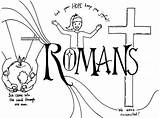 Romans sketch template