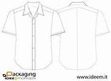 Button Down Shirts Shirt Template Coloring Bing sketch template