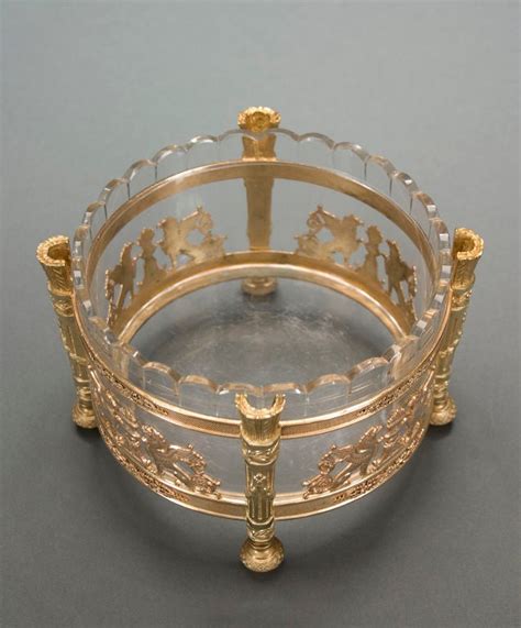 A Russian Neoclassical Gilt Bronze Mounted Glass Jardiniere At 1stdibs