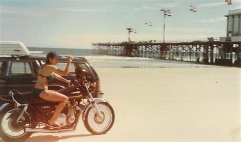 relive the 1970s harleys bikinis and speed racing at daytona beach