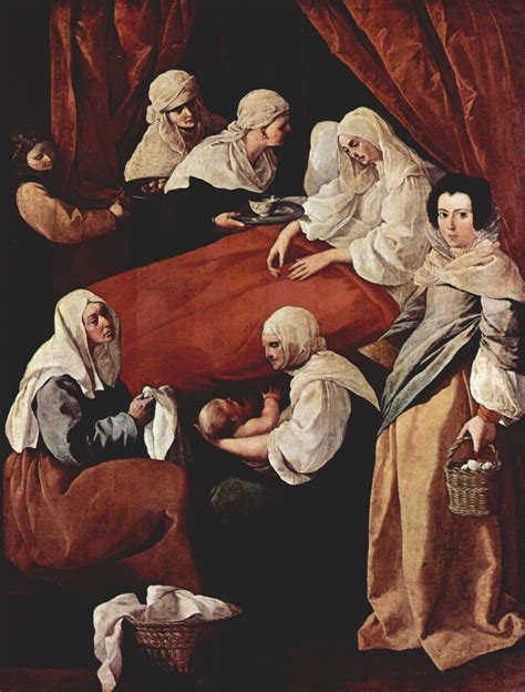 birth of the virgin francisco de zurbaran