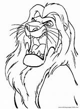 Coloring Pages Lion King Disney Printable Color Kids Sheets Sheet Cartoon Book Found sketch template