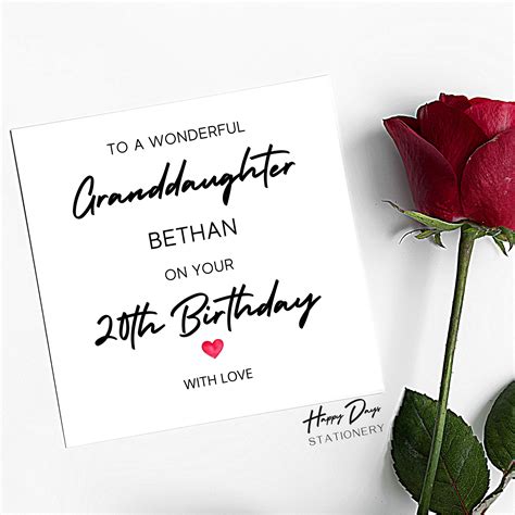 granddaughter  birthday card  birthday card  etsy