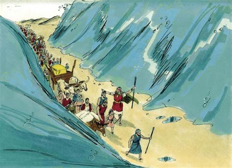 moses parting  red sea bible story study guide