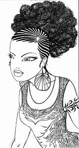 Negras Colouring Desenho Colorear Africanas Sheet Ink Bonecas Crayola Africana Vinil Textil Vinilos sketch template