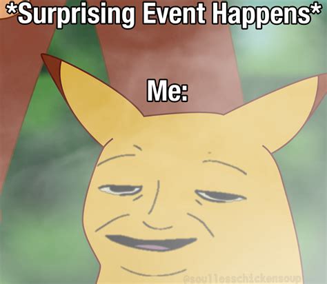 Surprised Pikachu Face Meme