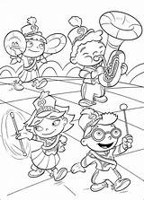 Marching Coloring Band Pages Getcolorings Einsteins Little Printable sketch template