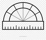 Protractor Coloring Pinclipart sketch template