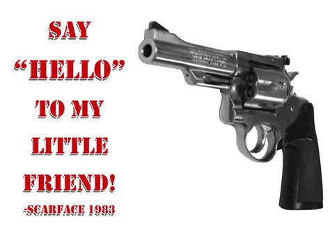 Say “hello” To My Little Friend Scarface 1983