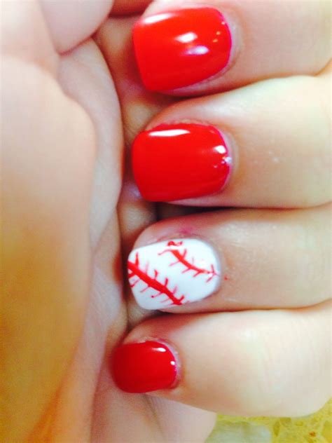 Baseball Nail Perfection Perfect For Playoffs Baseball Nails Nails