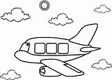 Mewarnai Transportasi Alat Gambar Udara Laut Pesawat Terbang sketch template