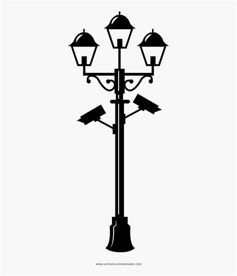 street light coloring page street light hd png  kindpng