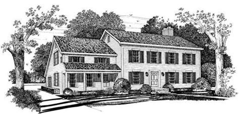 colonial  law suite house plans home design hw   colonial house plans