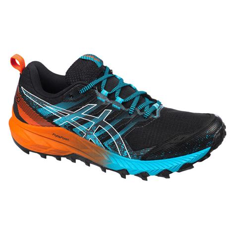 chaussure de trail running asics gel fujitrabuco  noir asics decathlon