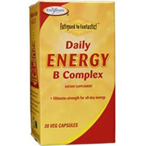fatigued to fantastic daily energy b complex 30 caps by enzymatic