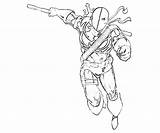 Deathstroke Coloring Pages Universe Dc Deadpool Vs Printable Yumiko Fujiwara Popular Colour sketch template