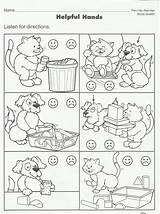 Preschool Manners Worksheets Coloring Preschoolers Kids Theme Activities Printables Pages Worksheet Education Pets Emotions Kindergarten Squish Science Hen Little Red sketch template