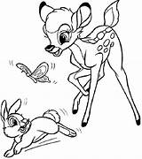 Bambi Thumper Animation Coloriage Coloriages sketch template