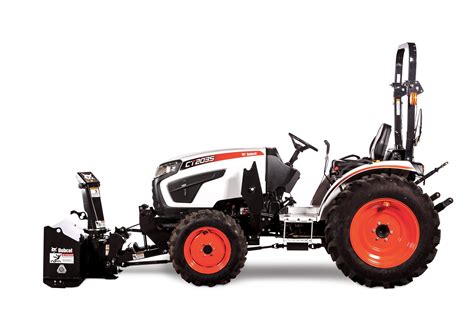 bobcat intros front mount snowblower   compact tractors