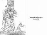 Babilonesi Marduk sketch template