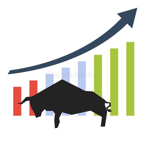 silhouet van stijgend symbool vector illustratie illustration  recessie financieel