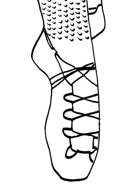 pin  ballerina shoes coloring pages