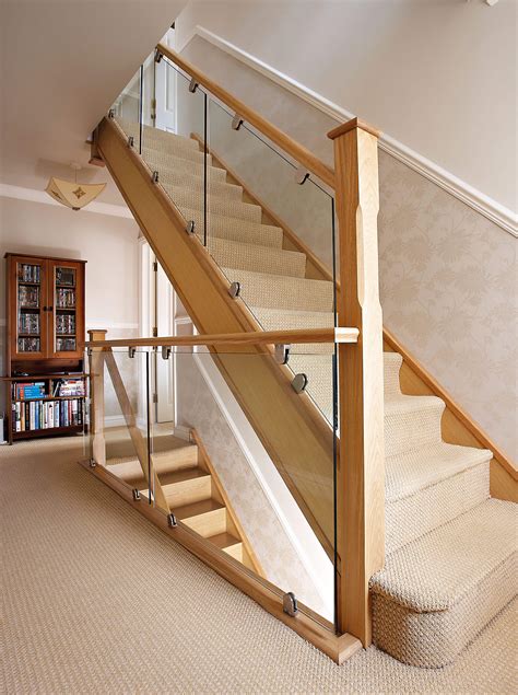 Oak And Glass Staircase Neville Johnson