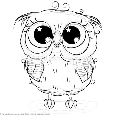 cute owl coloring pages  instant  coloring