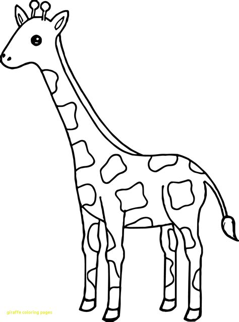 giraffe coloring pages  getdrawings