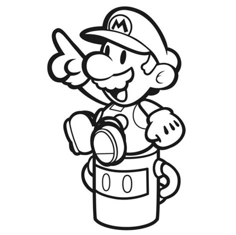 paper mario coloring pages  print  getcoloringscom