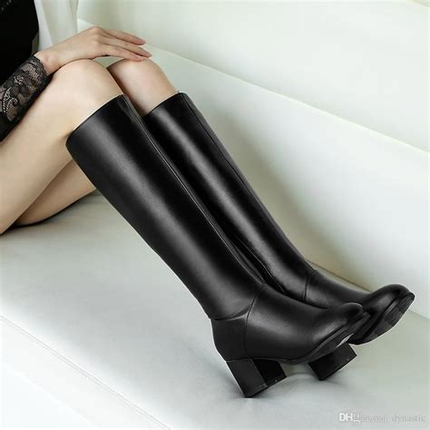 knee high boots for thin legs long boots women s winter warm boots side