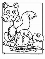 Coloring Pages Ricky Nicky Dawn Dicky Make Fox Ducklings Way Kids Scary Activities Classroom Template sketch template