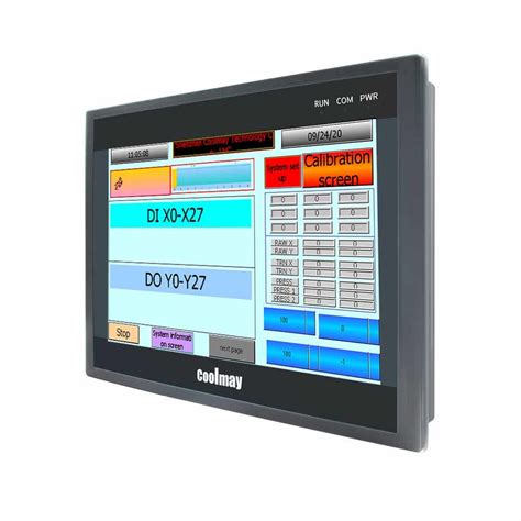 integrated hmi plc  color resistive small plc  display